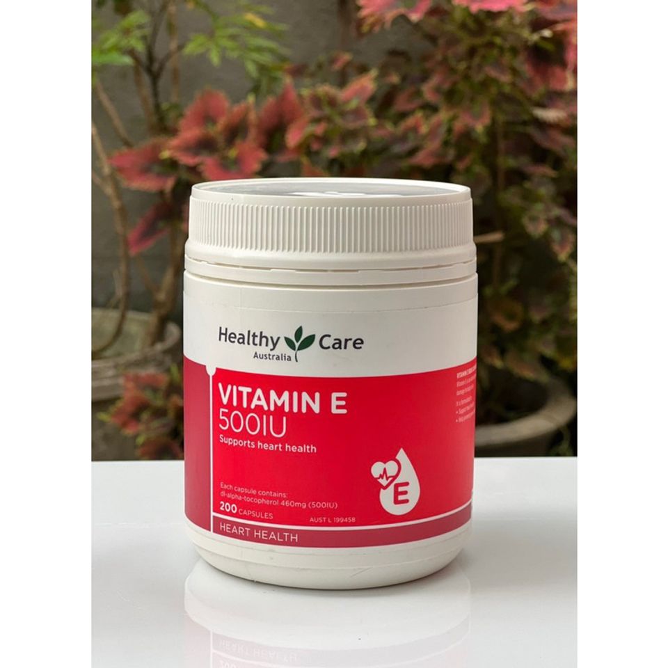 Vitamin E đỏ Úc Healthy Care vitamin E 200 viên 629015