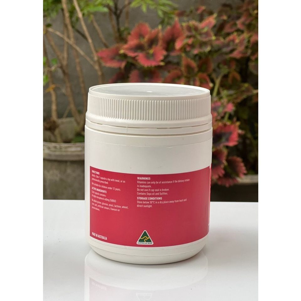 Vitamin E đỏ Úc Healthy Care vitamin E 200 viên 629015