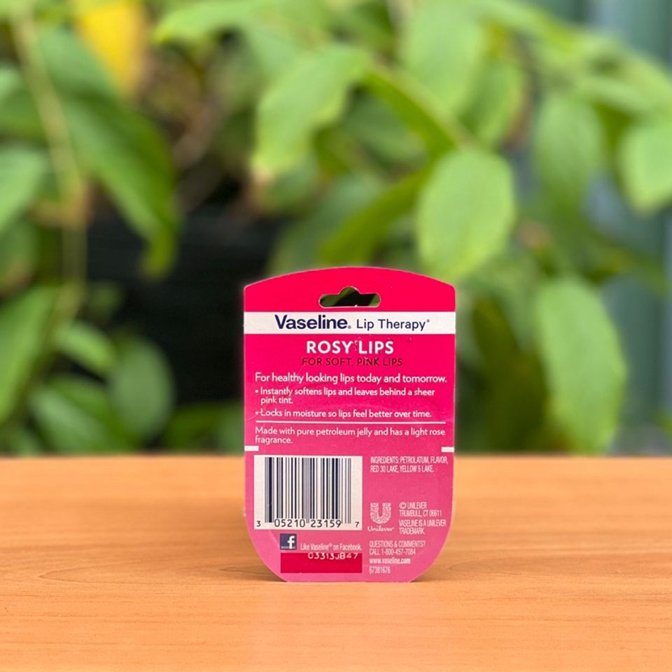 Sáp dưỡng ẩm môi Vaseline Rosy lips 7g 629348