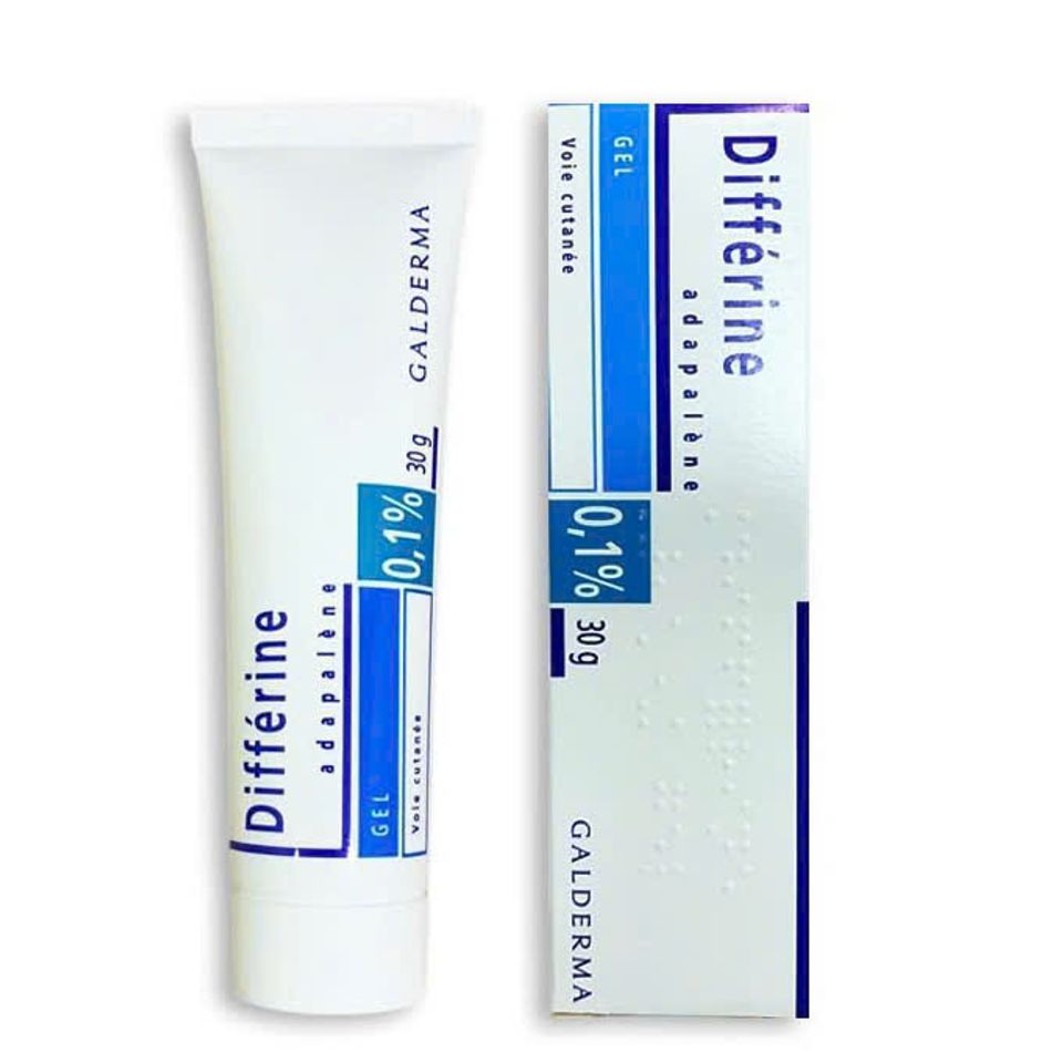 Kem Giảm Mụn Diffe..0.1% 30g dạng kem –  mụn ẩn, giảm viêm đỏ