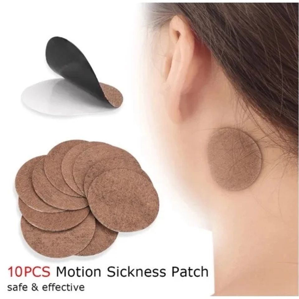 Miếng Dán Chống Say Tàu Xe Cho Bà Bầu & Trẻ Nhỏ - Thành Phần Dịu Nhẹ, Không Kích Ứng Da