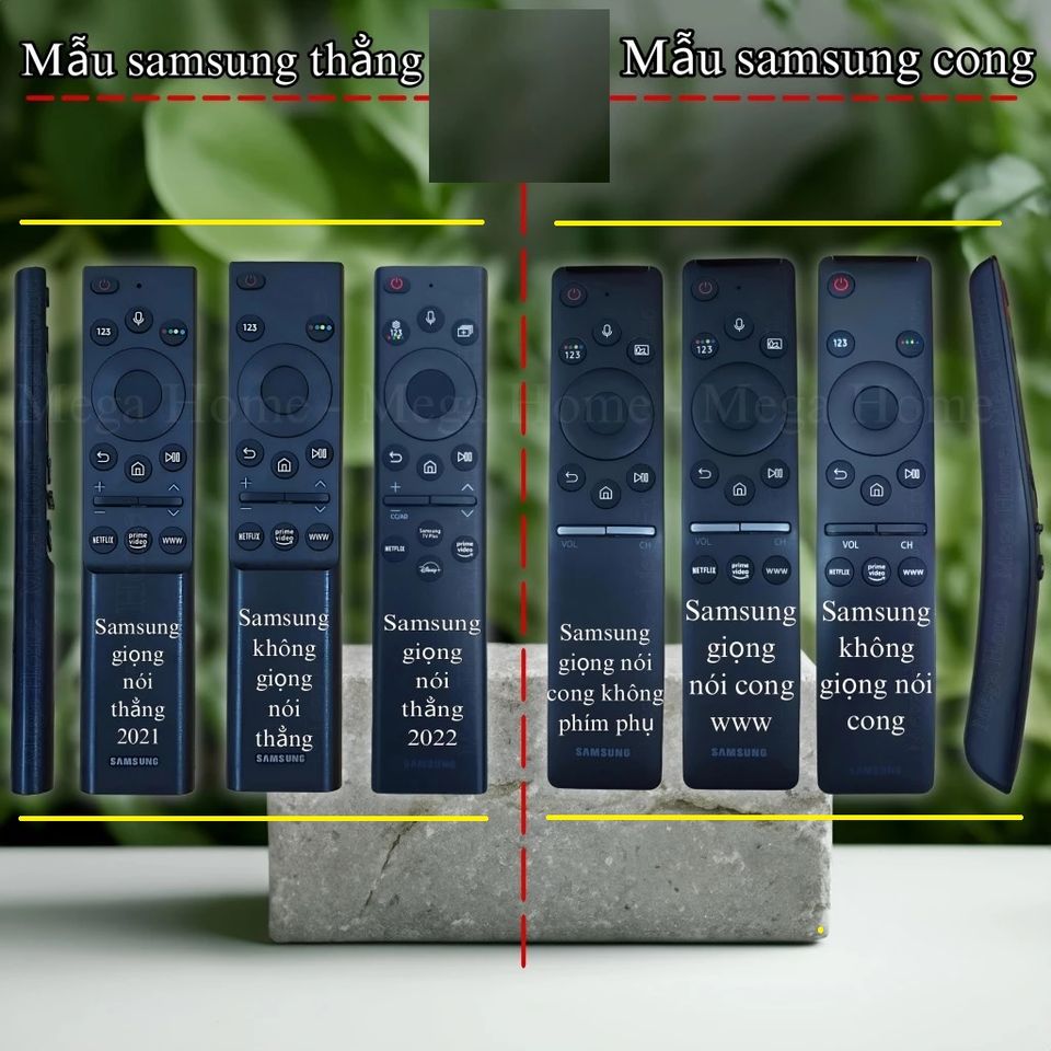 Điều Khiển Tivi Samsung Hỗ Trợ Giọng Nói - Remote Smart TV Indonesia - Thay Thế Kiểu Dáng Nhỏ Gọn, Chất Lượng Cao 631445