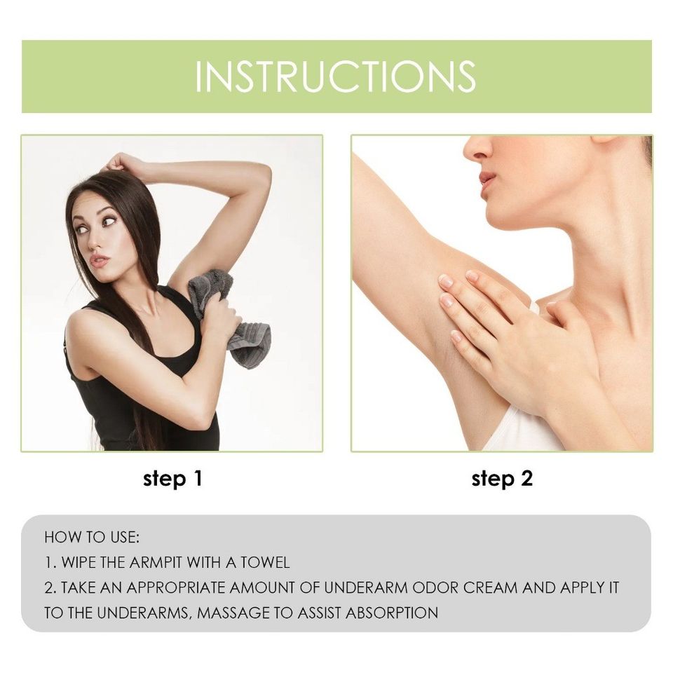 Kem Hôi Nách Chính Hãng - Khử Mùi Hôi Nách - Ngăn Tiết Mồ Hôi - Giảm Thâm-Underarm Deodorant Cream