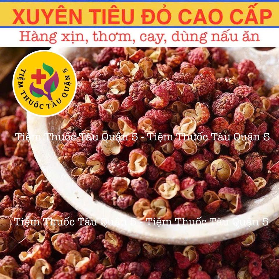 Xuyên Tiêu Đỏ Khô Cao Cấp - Vị Cay, Thơm 100gram