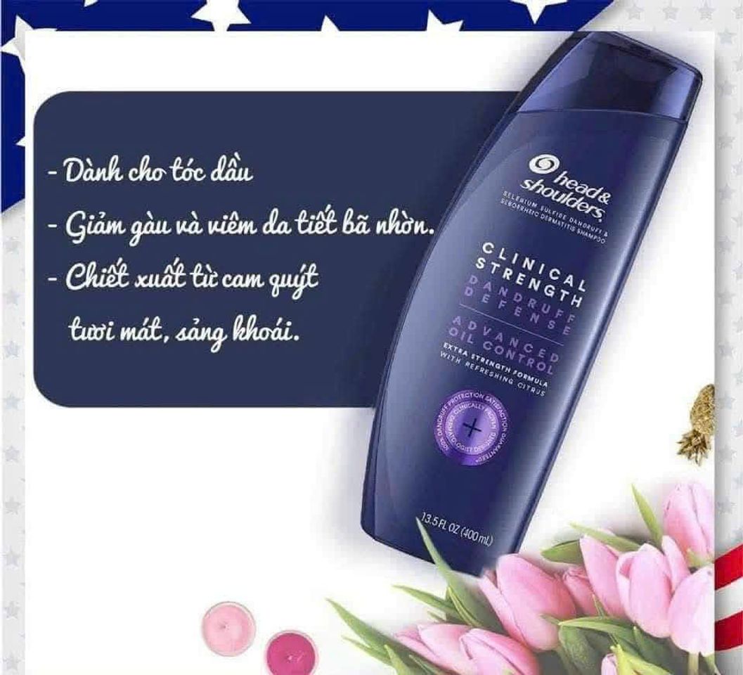 Dầu Gội Gàu Head & Shoulders Mỹ - Giải Pháp Hiệu Quả Chống Gàu, Thoáng Mát, Dưỡng Tóc Khỏe Mạnh