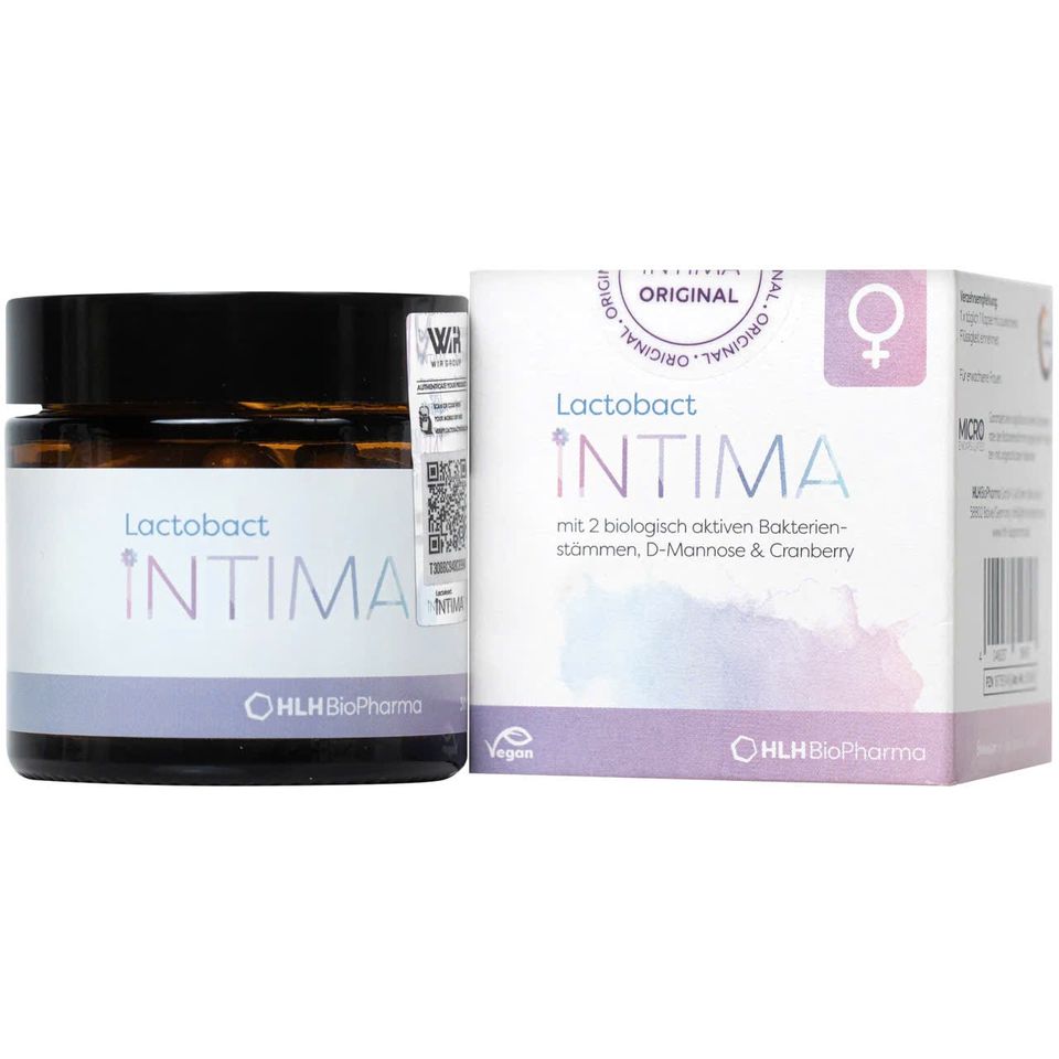 (Đức) Men Phụ Khoa Lactobact Intima Bổ Sung Lợi Khuẩn Hỗ Trợ Viêm Phụ Khoa