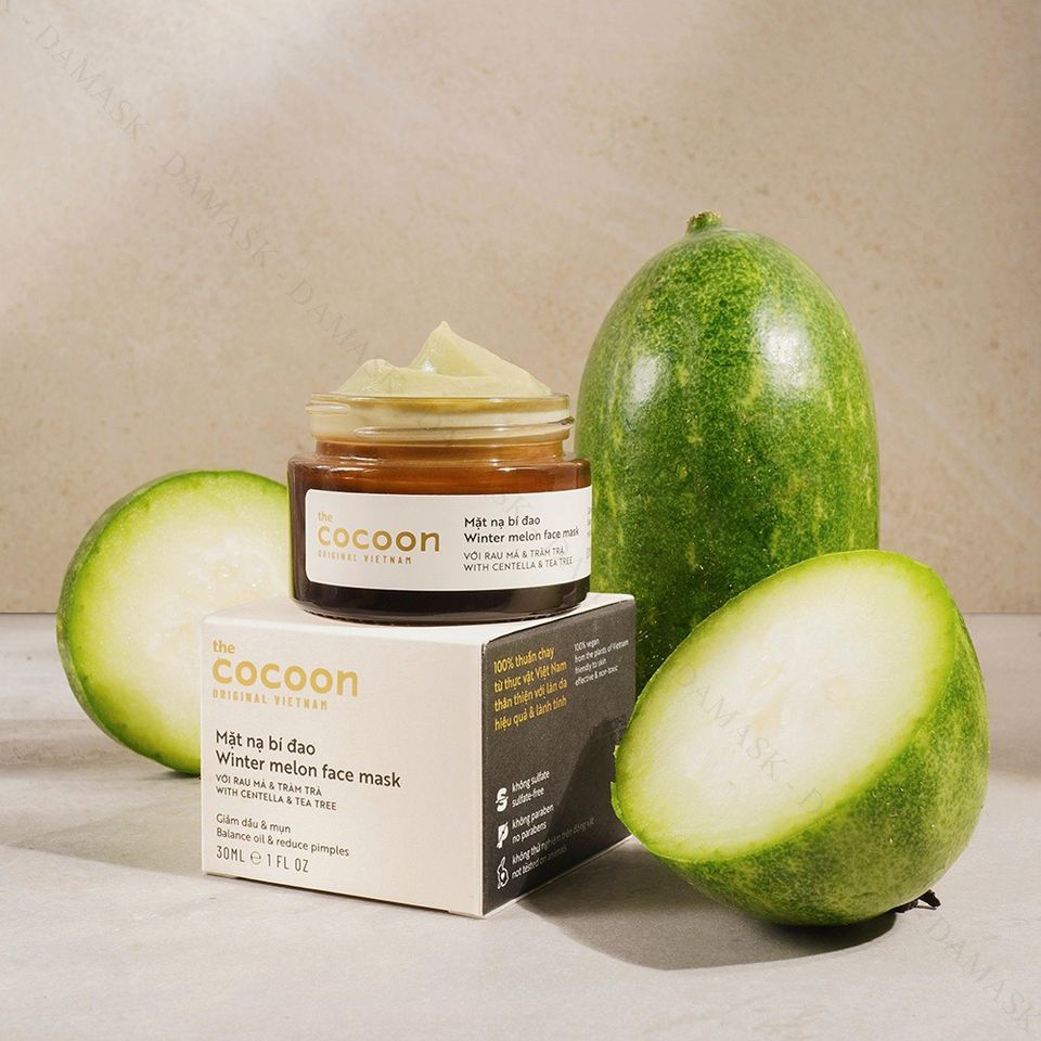 [B E B U] Mặt Nạ Bí Đao Cocoon Winter Melon Face Mask 100ml
