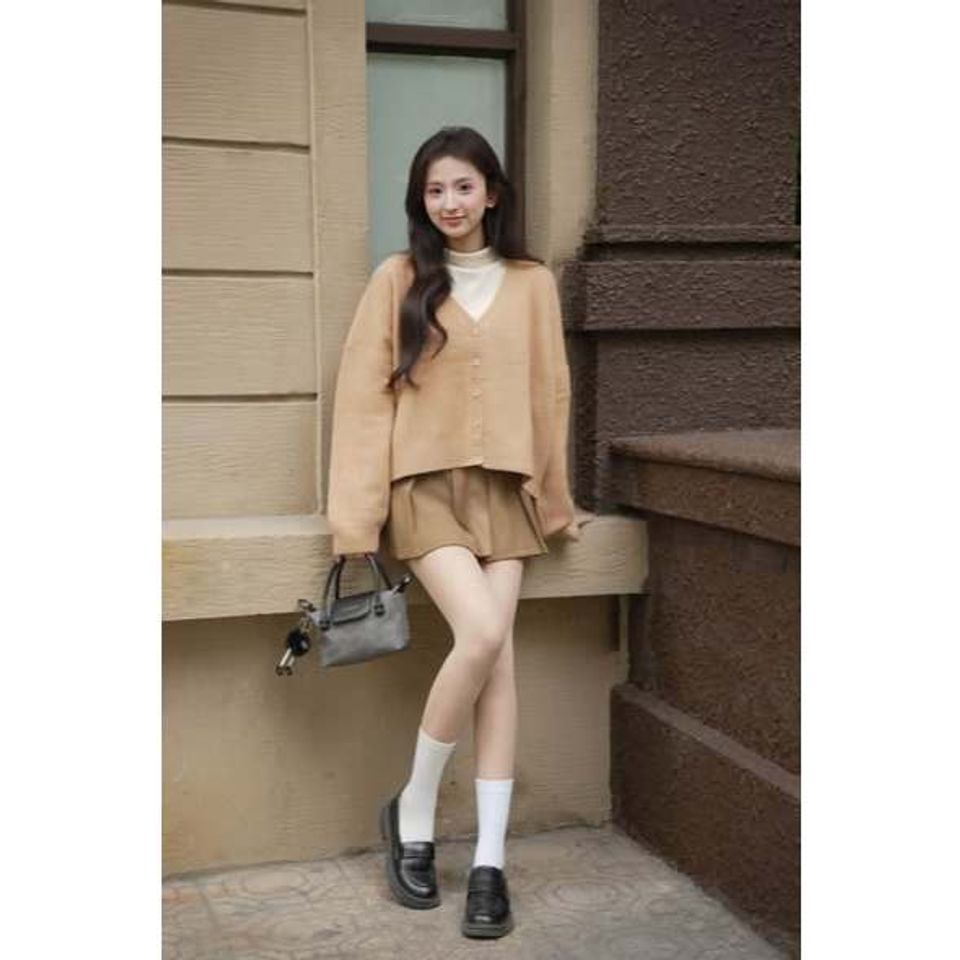 Áo len LOHNT V-Neck Cardigan 12 dài tay cao cấp