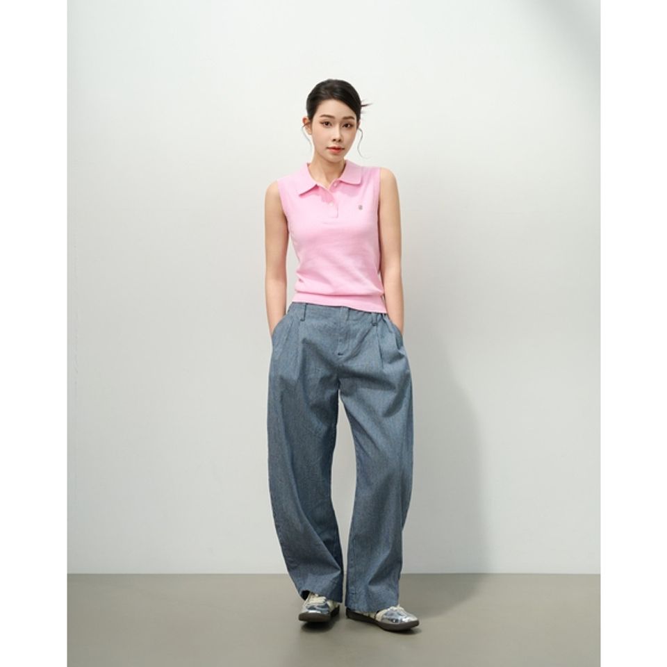 [LOHNT] Áo polo không tay nữ/ Polo shirt - sleeveless - LT007
