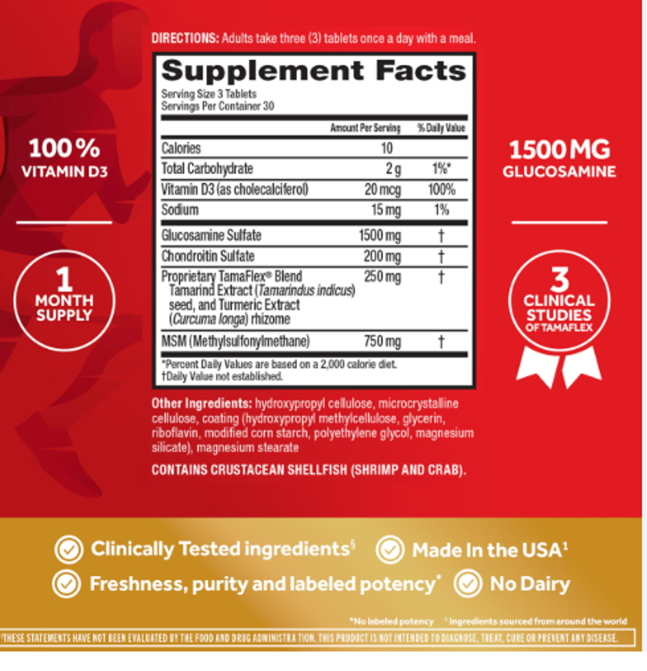 Move Free Advanced Turmeric & Tamarind – 90 Viên Coated Tablets