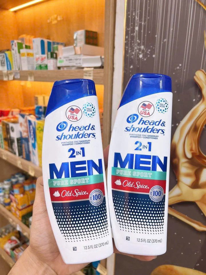 Dầu Gội Xả 2in1 Head & Shoulders Classic Clean 370ml - Sạch Gàu, Mát Da Đầu, Chăm Sóc Tóc Toàn Diện