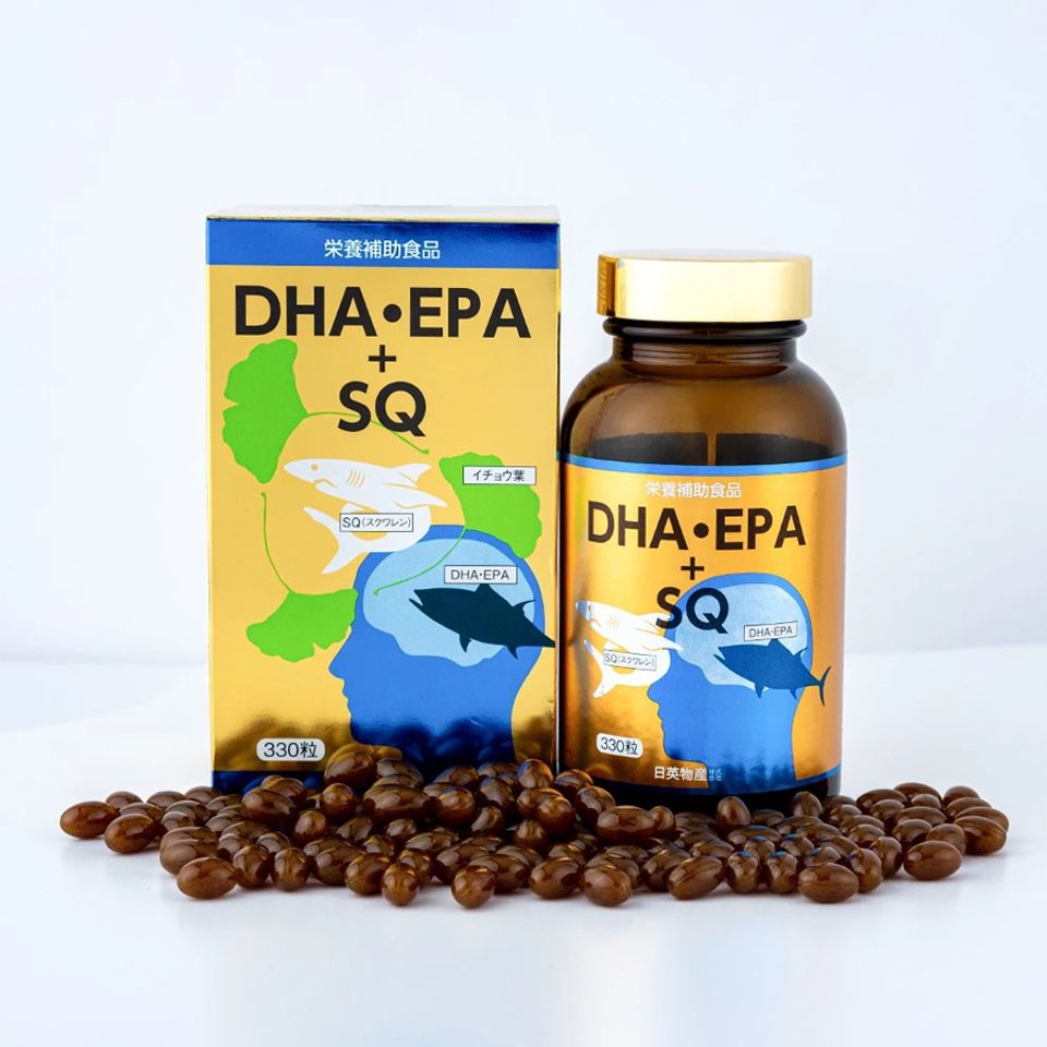 Dầu cá DHA+EPA+SQ Nhật Bản 330 viên
