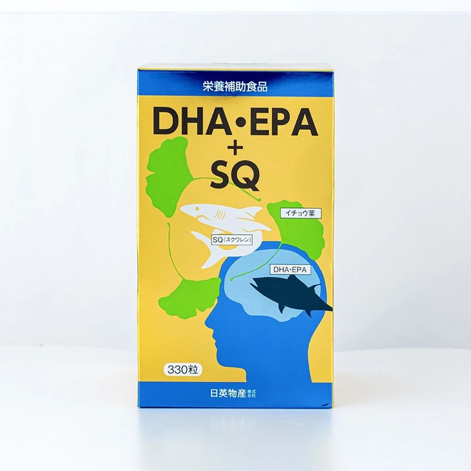 Dầu cá DHA+EPA+SQ Nhật Bản 330 viên