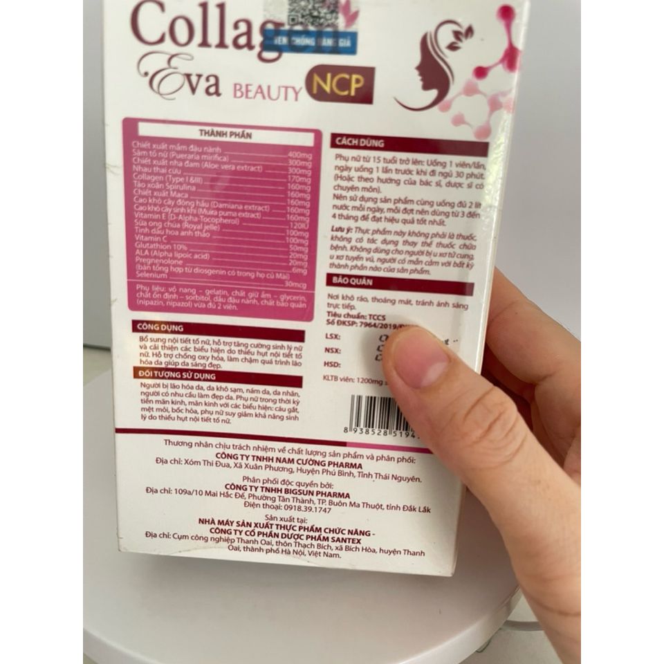 Viên uống Collagen Glutathione hỗ trợ sáng da, làm đẹp da (1hộp 30viên nang mềm)