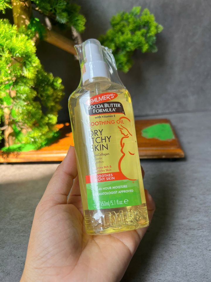 Palmer’s Cocoa Butter Formula Soothing Oil For Dry Itchy Skin 150ml - Dầu dưỡng ẩm dịu nhẹ cho da khô – ngứa – căng tức 