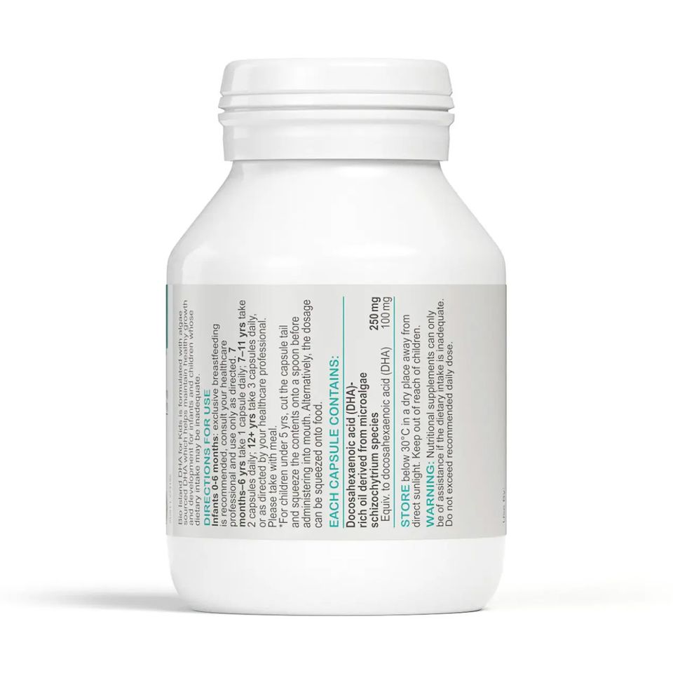 Viên uống DHA Bioiland Úc 60 viên - Hỗ trợ phát triển não bộ và thị lực cho trẻ, tăng cường trí tuệ và sức khỏe toàn diện 635897