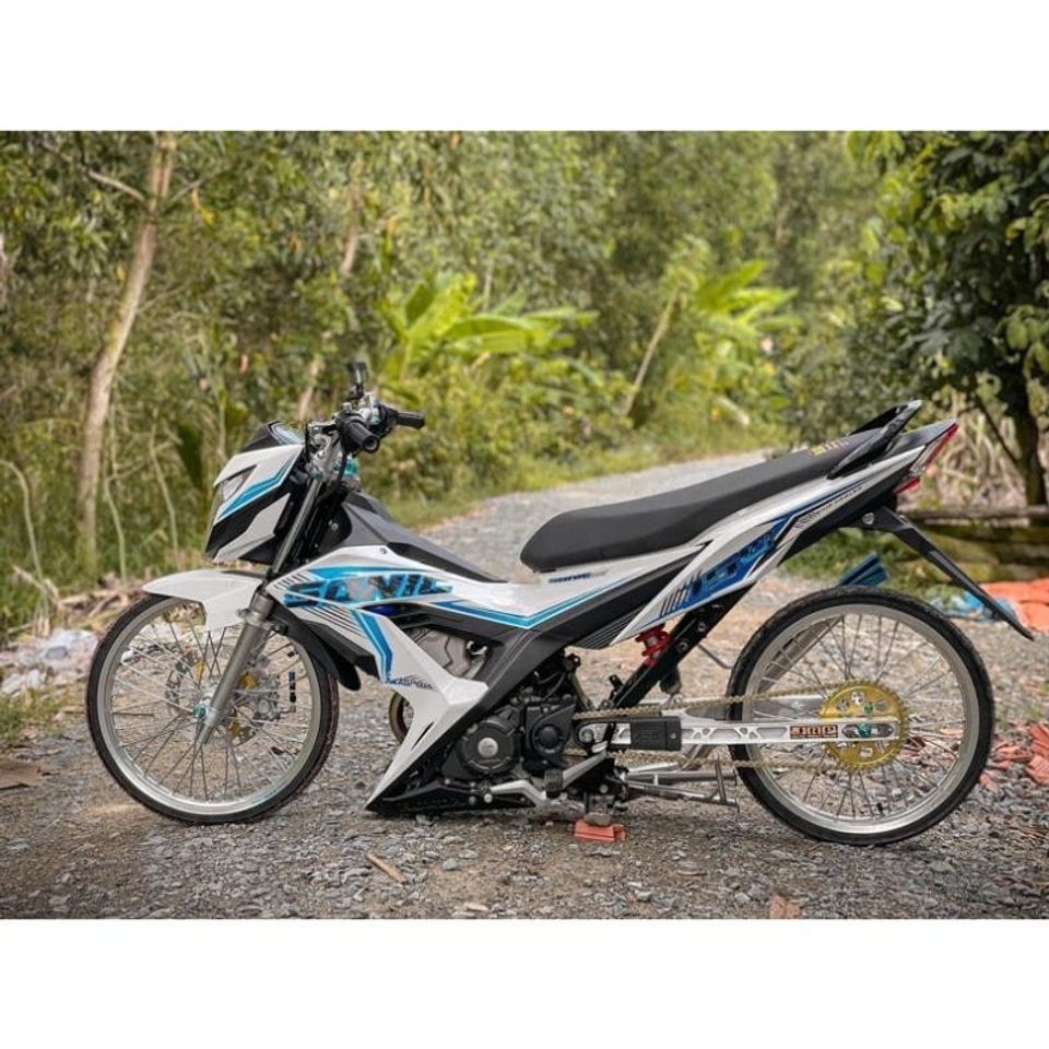 Tem rời sonic full trắng xanh