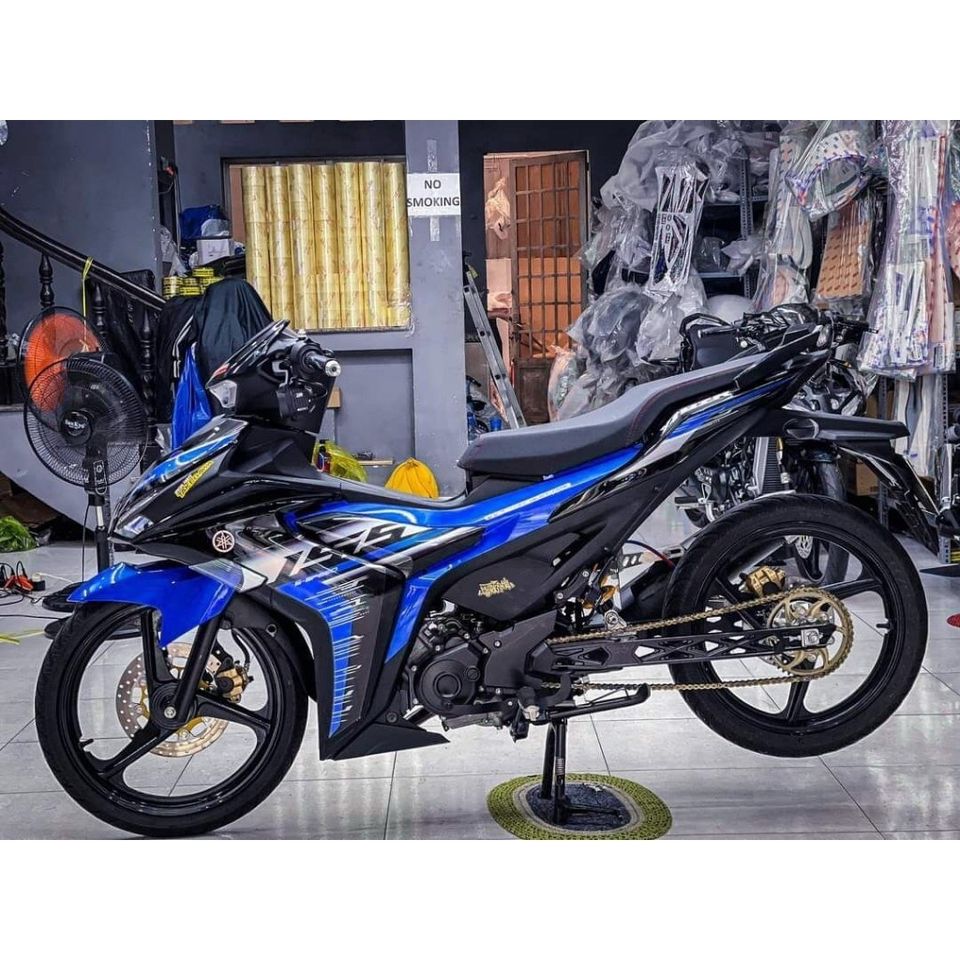 Tem rời exciter 155 đen Nhiều màu theo yêu cầu mẫu ( HÓT ) 2023 , tem 3 lớp bền màu - Decal Cao Cấp Nhất