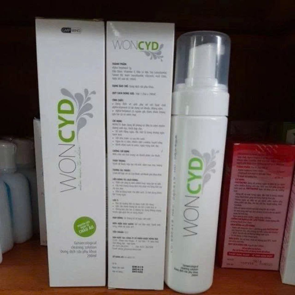 Dung Dịch Vệ Sinh Phụ Nữ Woncyd 200ml Chính Hãng – Làm Sạch Dịu Nhẹ, Cân Bằng pH