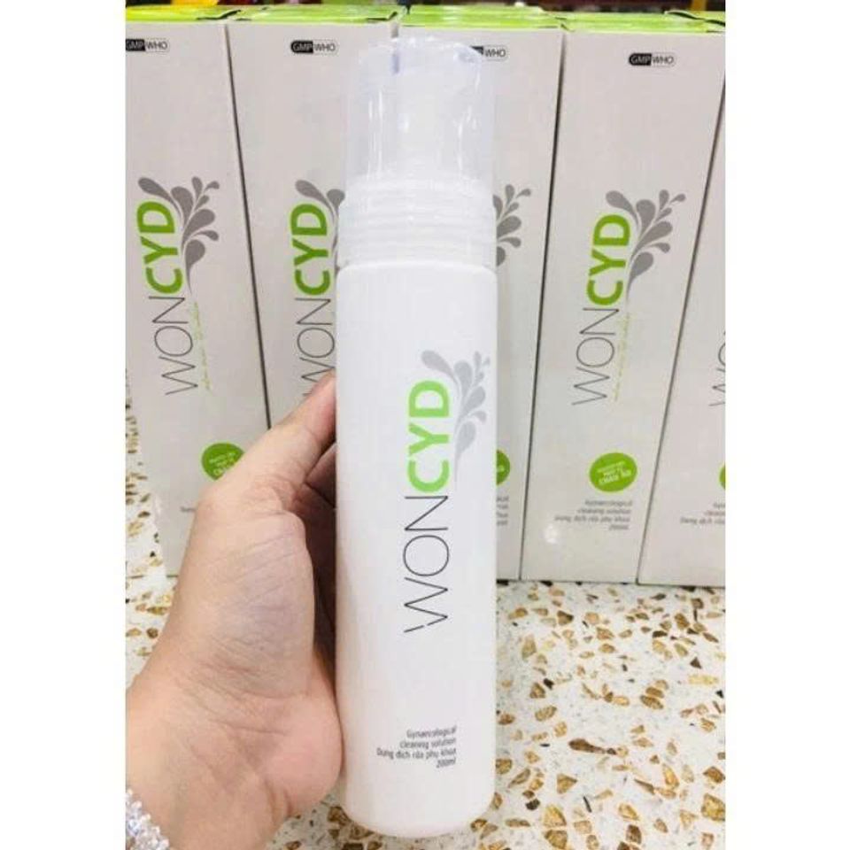 Dung Dịch Vệ Sinh Phụ Nữ Woncyd 200ml Chính Hãng – Làm Sạch Dịu Nhẹ, Cân Bằng pH
