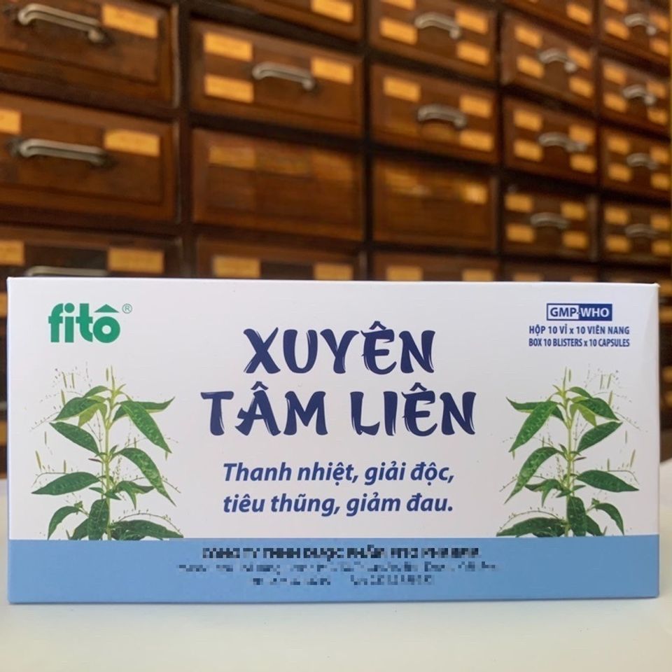 Xuyên.n Tâm Liên fito - Cảm mạo, phát sốt, viêm họng, viêm phổi
