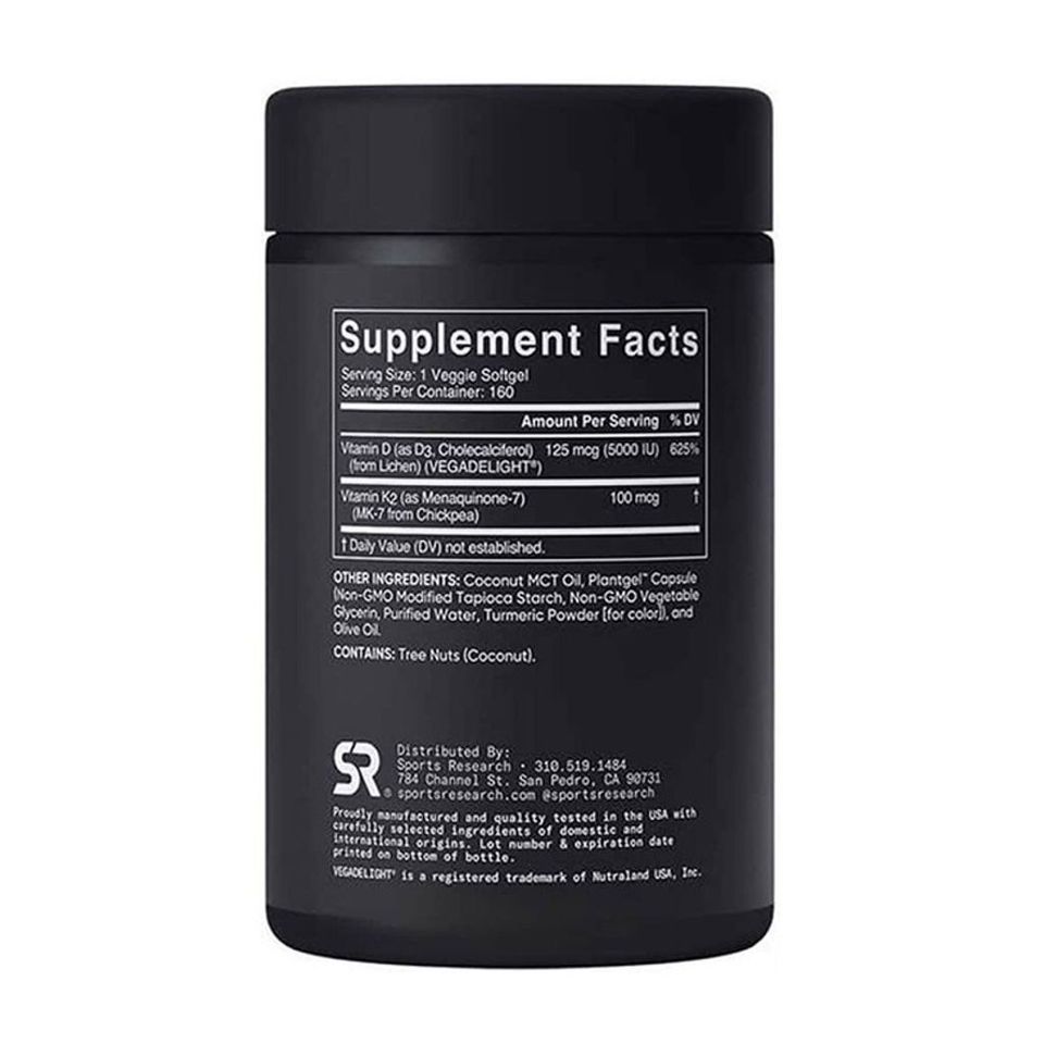 Viên Uống Vitamin D3 + K2 USA - Hỗ Trợ Sức Khỏe Xương, Tăng Cường Miễn Dịch và Tim Mạch, Dinh Dưỡng Thiết Yếu Hàng Ngày - Có Mã QR Chính Hãng