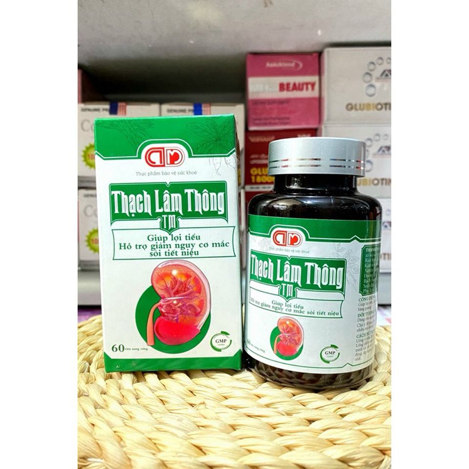 Viên Thạch Lâm Thông TM giúp lợi tiểu,hỗ trợ giảm nguy cơ sỏi thận(Chai 60viên)