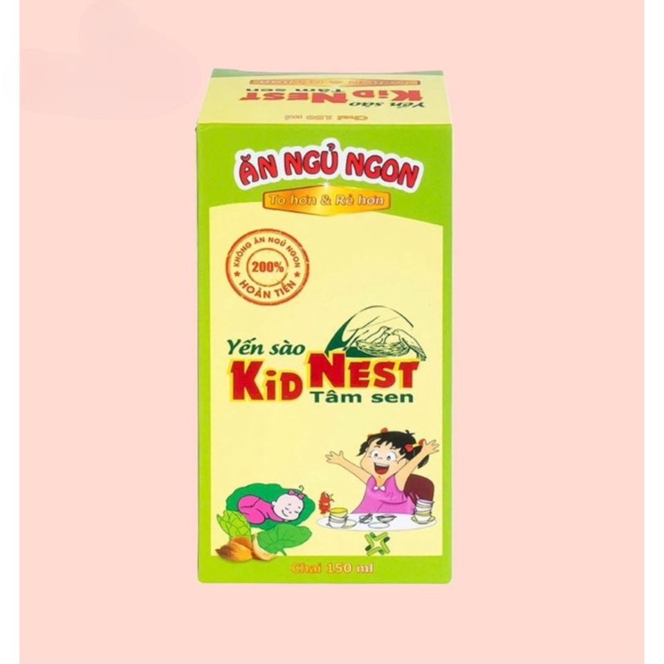 Siro Kid Nest Tâm Sen hỗ trợ giấc ngủ cho bé và ăn ngon(Chai lớn 150 ml)