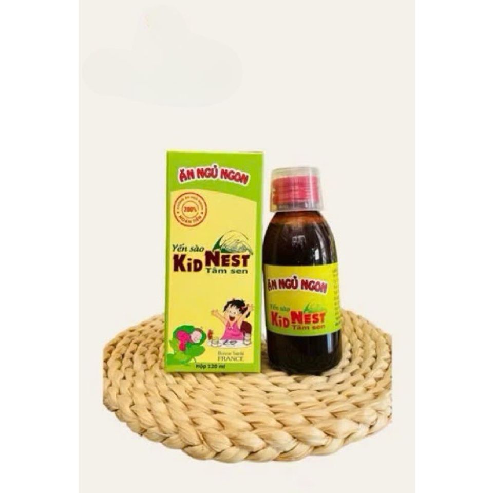 Siro Kid Nest Tâm Sen hỗ trợ giấc ngủ cho bé và ăn ngon(Chai lớn 150 ml)