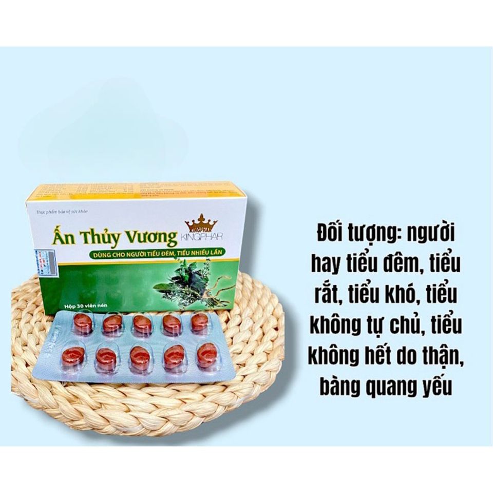 Viên uống Ấn Thuỷ Vương dùng cho người tiểu đêm,tiểu nhiều lần(Hộp 30viên)