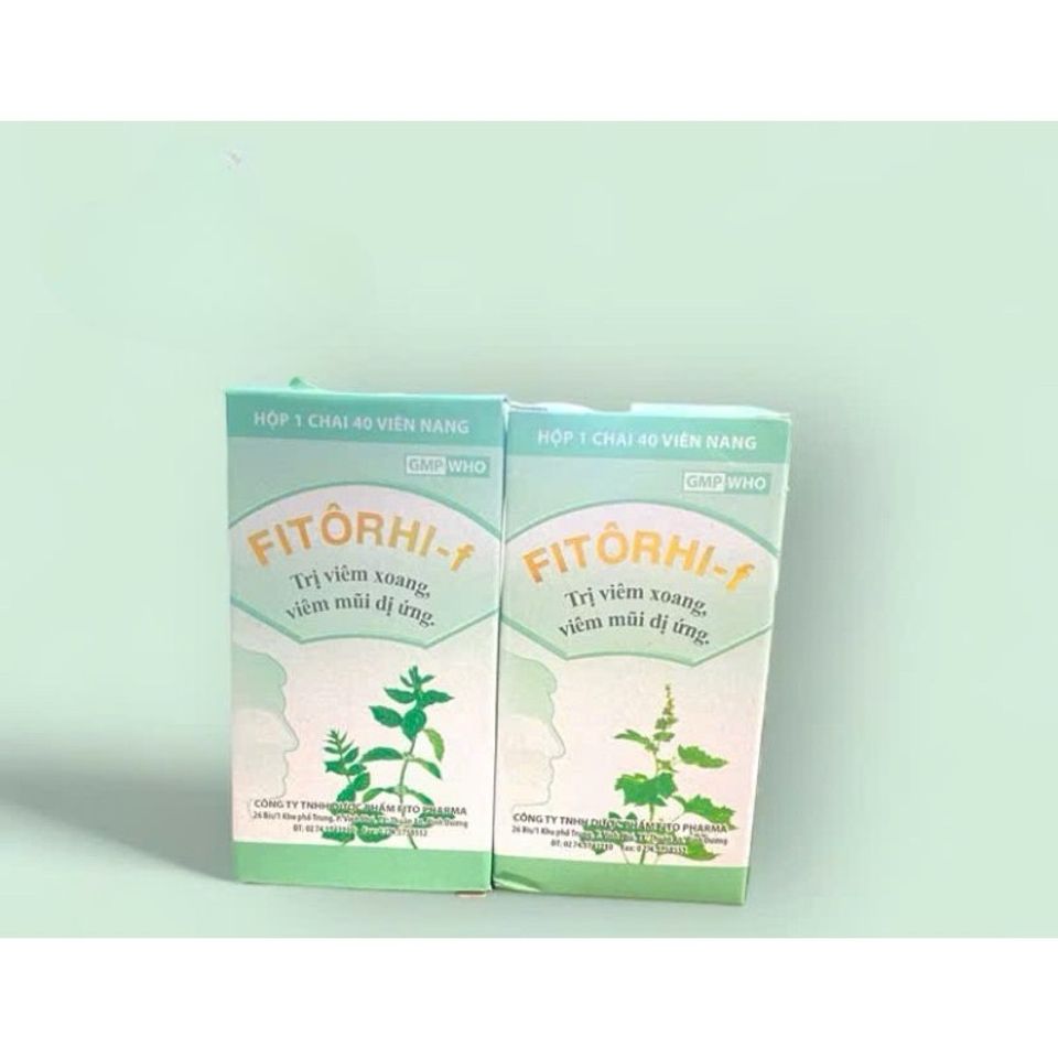 Fitorhi-f viêm xoang,mũi dị ứng(chai 40 viên)