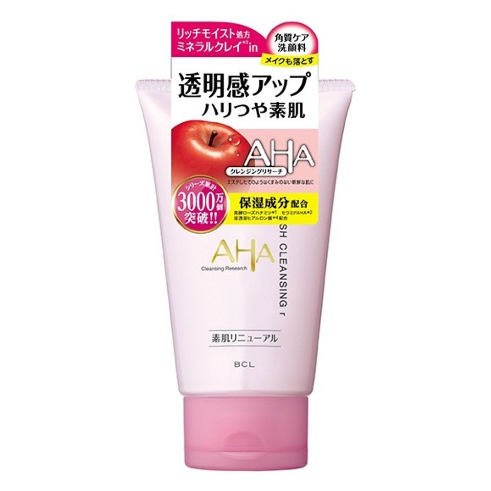 (Có Mẫu Mới) Sữa rửa mặt AHA Wash Cleansing nhật bản 120g 640610
