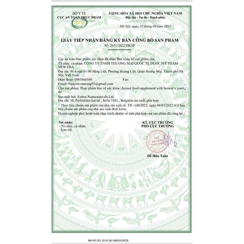 Viên Uống Giảm Mụn Biotrade Acnaut Food Supplement 30 Viên Giảm  Mụn Làm Đẹp Da