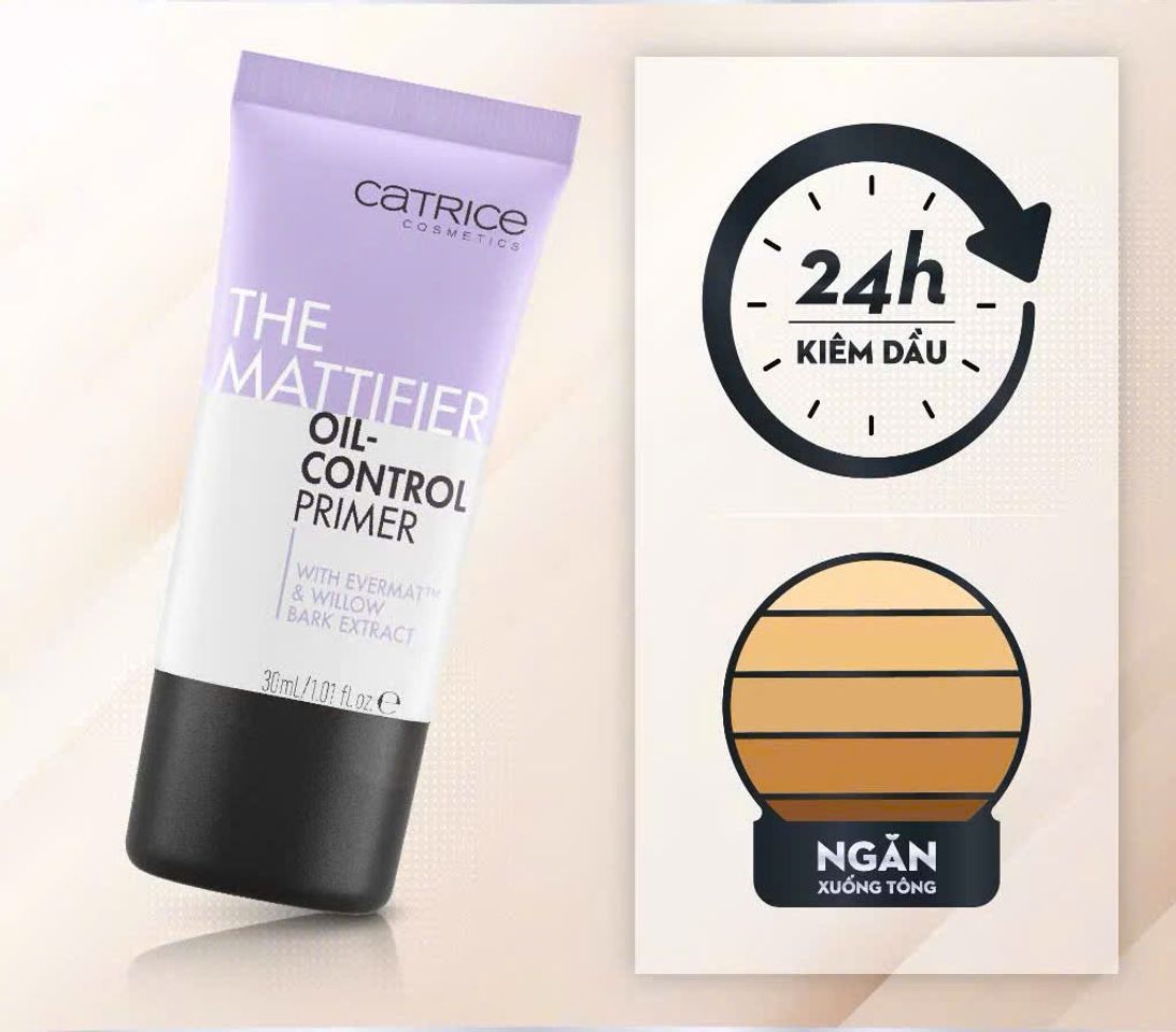 (Đức) Kem Lót Kiềm Dầu Dưỡng Ẩm Catrice Primer The Mattifier Oil-Control Bền Lớp Nền