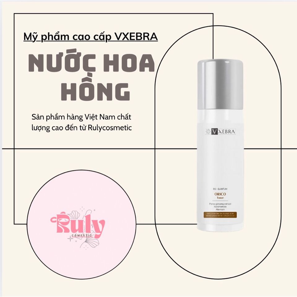 [Chính hãng] Nước hoa hồng ORICO TONER VXEBRA 150ml - Cấp ẩm dưỡng da sáng mịn, Dưỡng Ẩm Da Chăm Sóc Da