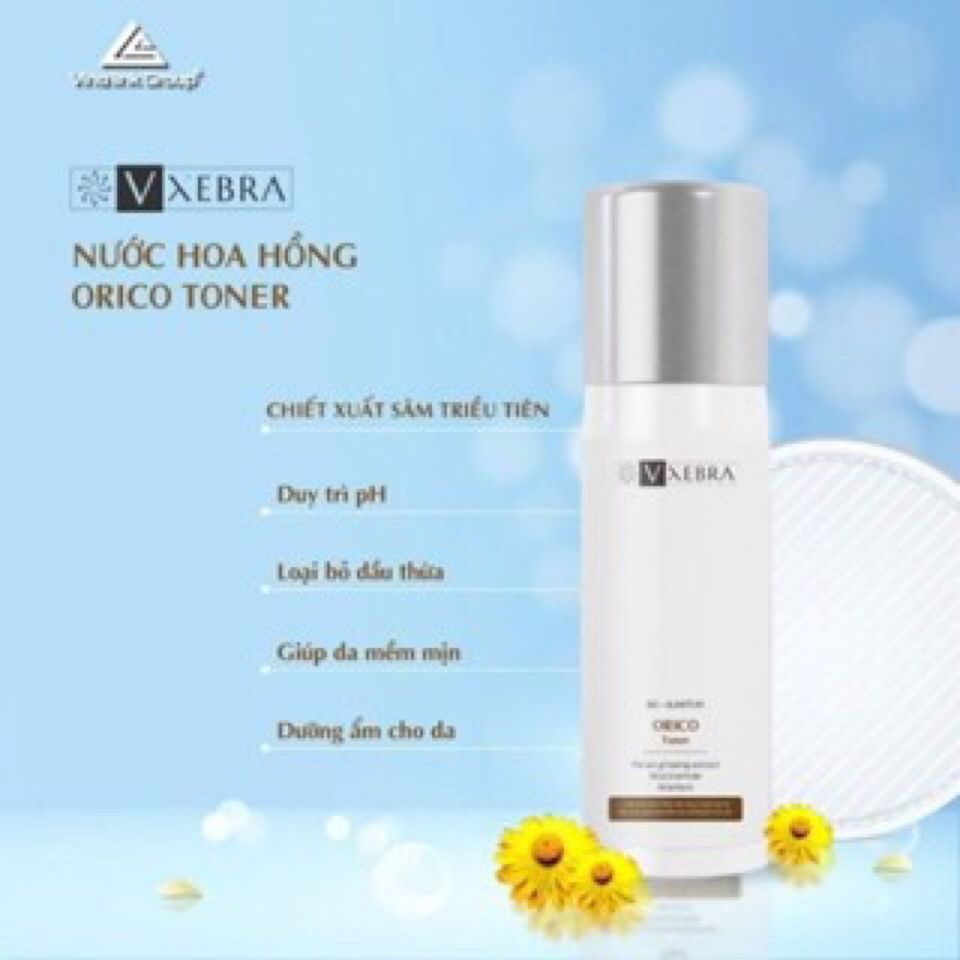 [Chính hãng] Nước hoa hồng ORICO TONER VXEBRA 150ml - Cấp ẩm dưỡng da sáng mịn, Dưỡng Ẩm Da Chăm Sóc Da