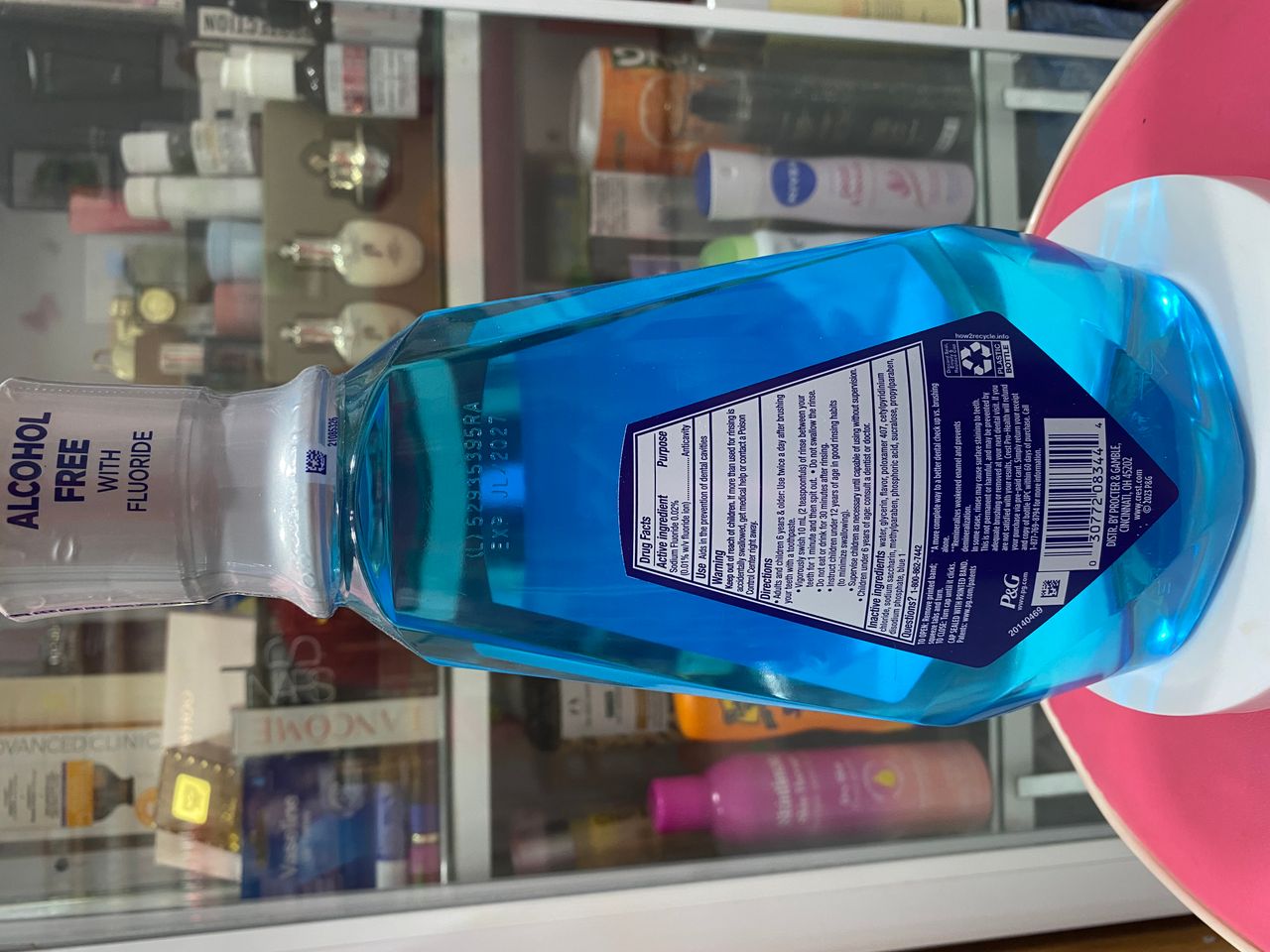 Nước súc miệng Crest Pro-Health Advanced Complete Care Alcohol Free Mouthwash 1L không cồn hỗ trợ chăm sóc răng miệng