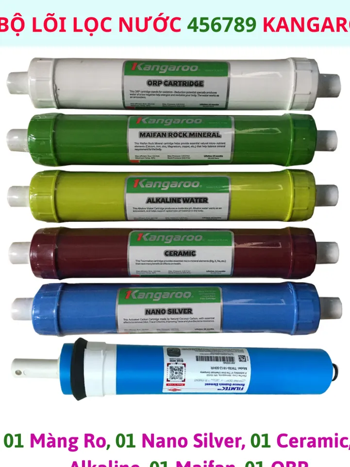 Lõi lọc Kangaroo 456789 tạo khoáng mới nhất 2024 lắp cho máy lọc nước ...