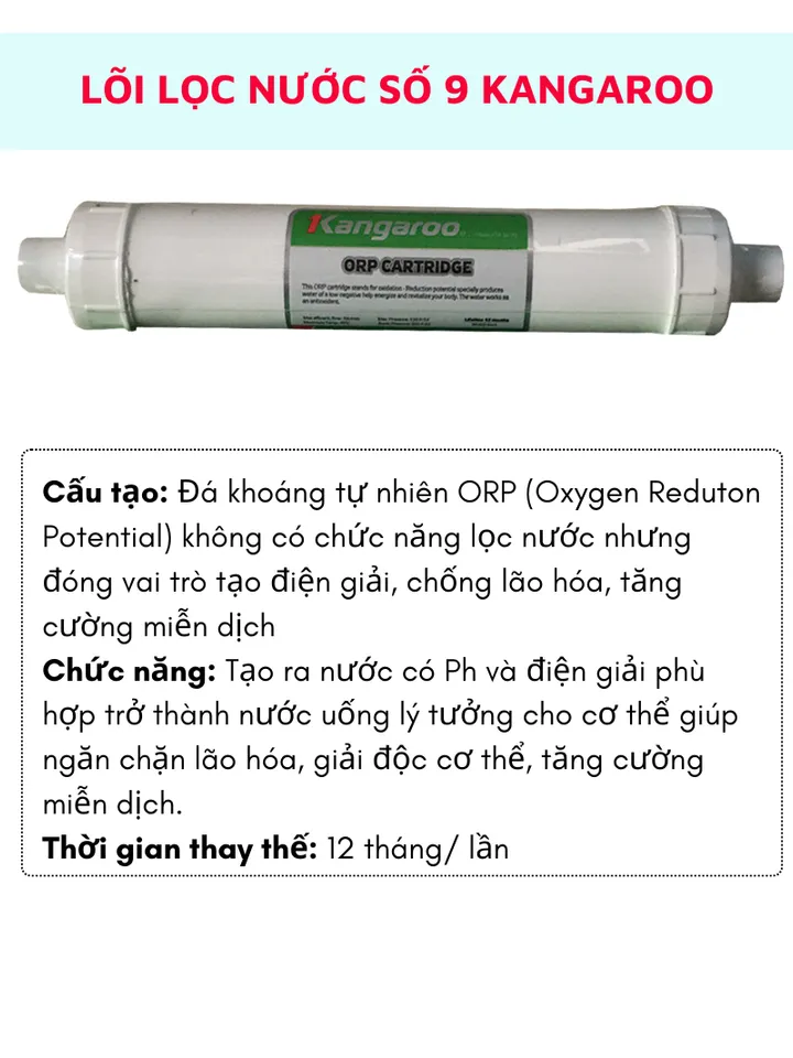 Lõi lọc Kangaroo 456789 tạo khoáng mới nhất 2024 lắp cho máy lọc nước ...