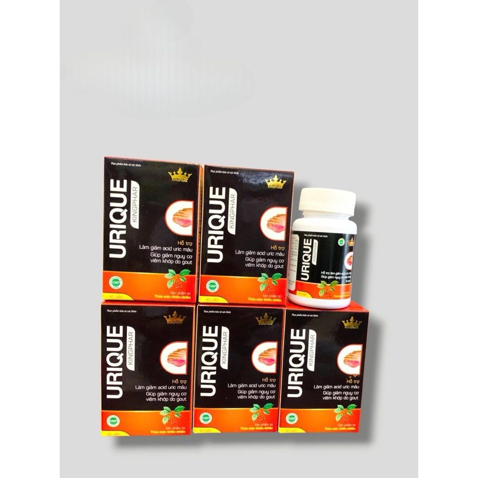 Viên Uống URIQUE 40 Viên – Hỗ Trợ Giảm Acid Uric, Giảm Viêm Khớp Do Goutt, Bảo Vệ Xương Khớp