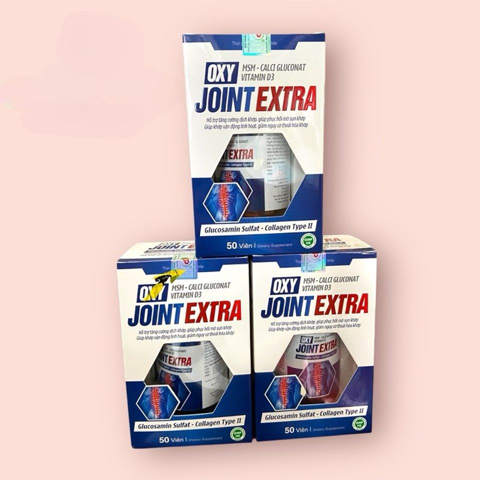 Viên uống JOINT EXTRA hỗ trợ tăng cường dịch khớp,giảm nguy cơ thoái hoá khớp,phục hồi mô sụn khớp( Chai 50viên)