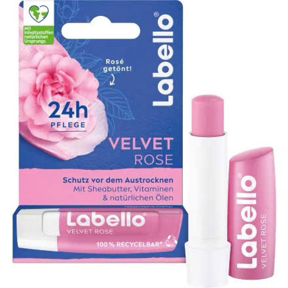 [Bill Đức] Son dưỡng môi Labello Velvet Rose 4.8g