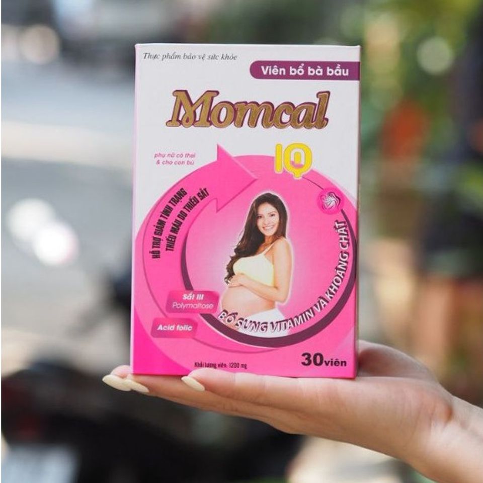 [COMBO 3 HỘP] Viên Uống Momcal IQ– Bổ Bầu, Bổ Sung Sắt, Vitamin & Khoáng Chất Cho Mẹ Bầu Và Sau Sinh
