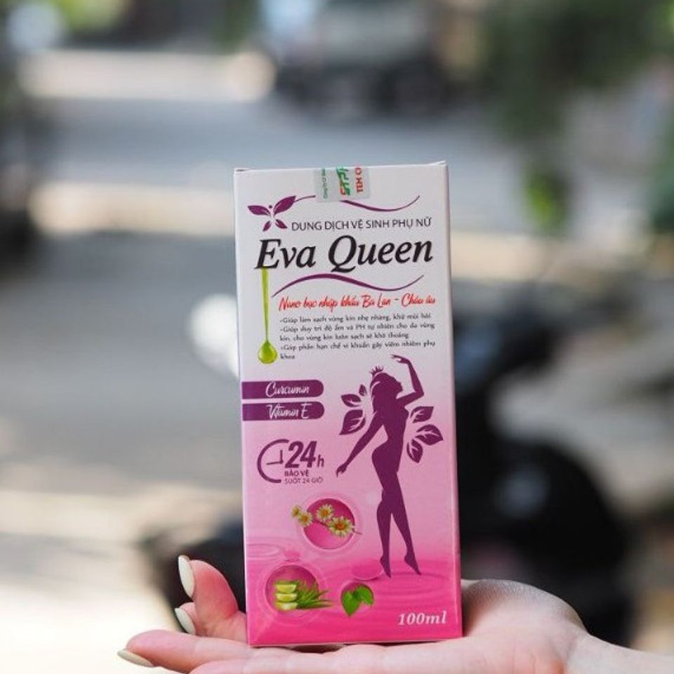 [COMBO 3 HỘP] Eva Queen – Dung dịch vệ sinh phụ nữ: Khô thoáng, giảm viêm, sạch sẽ chai 100ml