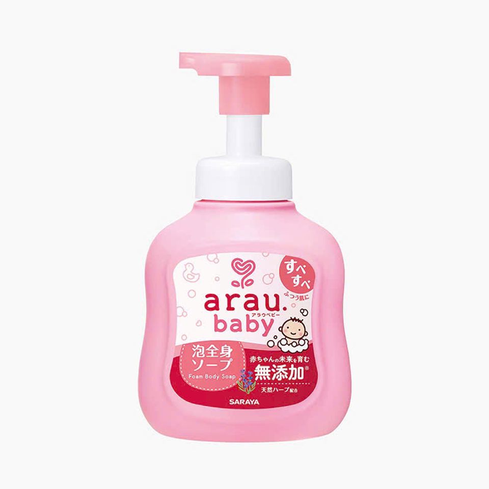 Bọt Tắm Gội Thảo Mộc Cho Bé Arau Baby - Chai 450ml