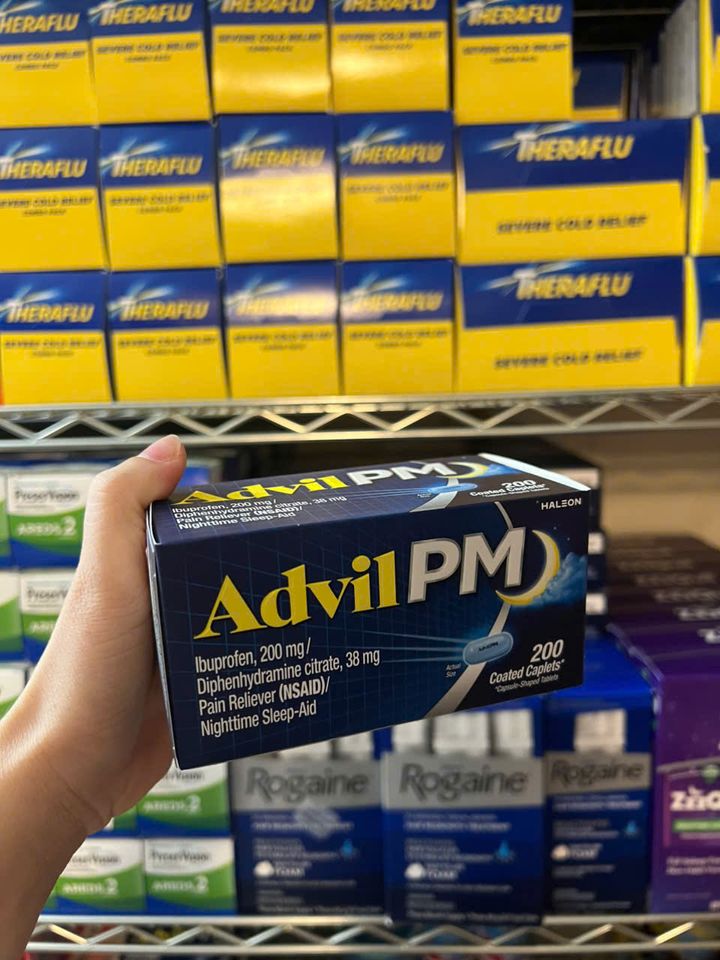 viên advil PM 200 viên hàng Mỹ 647680