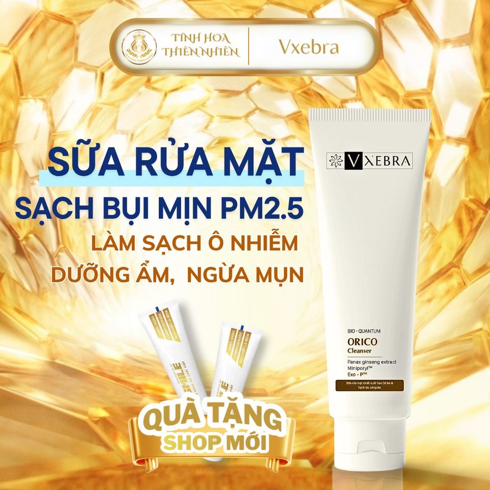 Sữa rửa mặt đa năng sạch sâu bụi mịn PM2.5, ô nhiễm, dầu thừa. Dưỡng ẩm, làm dịu mụn, kích ứng. Chống oxy hóa. Dùng được cho mọi  loại da ORICO VXEBRA 100g/tuýp 647790