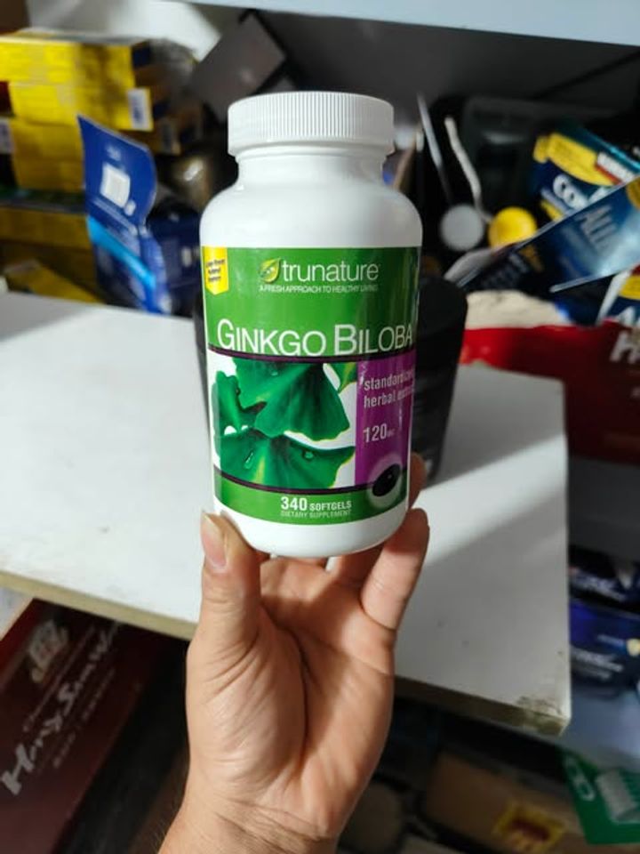 (Auth nhập khẩu) Viên uống bổ não Trunature Ginkgo Biloba 340 Softgels