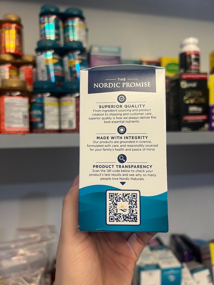 Omega -D3 minis Nordic Naturals  Dầu cá cao cấp hàm lượng cao Nordic 60 viên