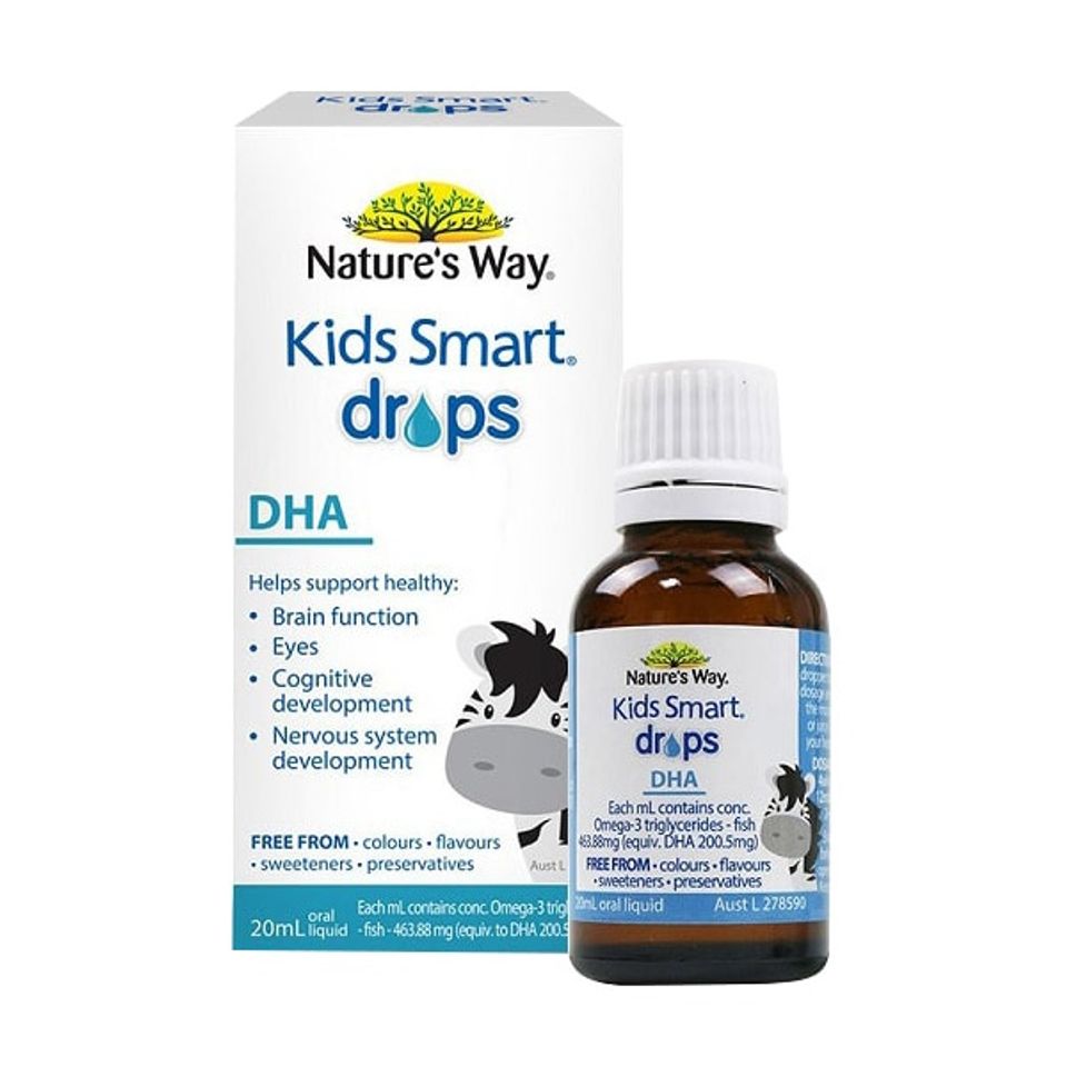 Siro bổ não Kids Smart Drops DHA Nature's Way (20ml)